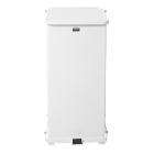 Rubbermaid Defender® steel pedal waste bin Step On 49L white photo du produit