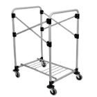 Rubbermaid linnenwagen X-cart frame 1x150L 51.6x61.3x89.3 cm grijs Productfoto