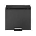 EKO poubelle à pédale en inox Essential Recycler 2x15 L noir photo du produit