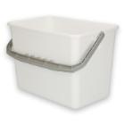 Ecolab plastic bucket 6L white for roll bucket product photo