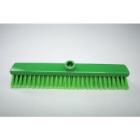 Ecolab kunststof bezem zacht 40 cm groen Productfoto