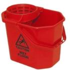 Diversey Taski plastic mop bucket 10L red product photo