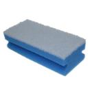 Ecolab Polyfix scouring pad blue/white 7.5x14 cm product photo
