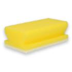 Diversey Taski synthetic cleaning sponge with handle 14x8 cm yellow product photo