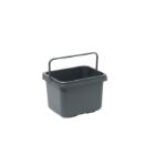 Diversey Taski plastic cloth bucket with handle 7L grey product photo
