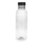 Verive bottle with black cap RPET 500 cc transparent product photo