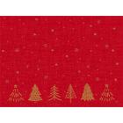 Duni Bio Dunicel® placemat 30x40 cm Shimmer Trees rood met print #2 Productfoto