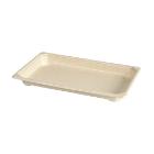 Duni bagasse/PLA sushi tray Medium beige (inhoud 12-16 stuks) Productfoto