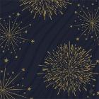 Duni Bio Dunisoft® servet 40x40 cm Sparkly zwart #2 Productfoto