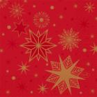 Duni tissue napkin 24x24 cm 3-ply Stargazing red product photo