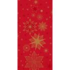 Duni tissue napkin 40x40 cm 3-ply Stargazing red product photo