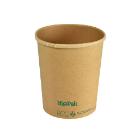 Duni cardboard soup cup PLA Ronda Slim 950 cc brown product photo