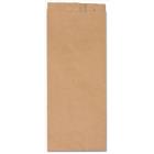 Snack bag ersatz 1 pound 13+(2x4.5)x32 cm no. 27 brown perforated (1200 pcs) product photo