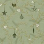 Duni tissue napkin 33x33 cm 3-ply Noel Pistachio green product photo