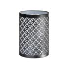 Duni metal candle holder Taj 130 x Ø 89 mm brushed metal photo du produit