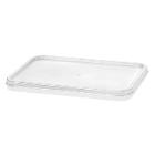 Plastic lid PP rectangular 18.3x13.5 cm transparent product photo