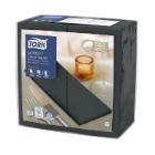 Tork LinStyle&reg; dinner napkin 39x39 cm 1/8 fold 12x50 cm black product photo