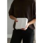 Duni tissue napkin 33x33 cm 1 ply white Produktbild