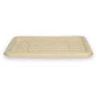 BePulp bagasse schaal rechthoek 35x24 cm crème Productfoto