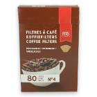 Paper coffee filter No.4 natural brown product photo