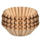 Paper coffee filter basket 250/90 mm brown product photo