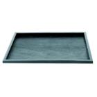 Comatec plastic serving tray PS Textura Atlas 1/1 38x27.4x1 cm black product photo