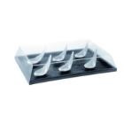 Comatec plastic deksel RPET H 4.5 cm transparant tbv dienblad Atlas 1/1 Productfoto