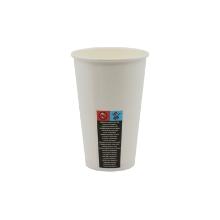 Pap&iacute;rpoh&aacute;r feh&eacute;r 400ml &Oslash;90mm SUP log&oacute;val (EU MULTI) term&eacute;kfot&oacute;