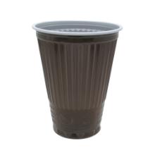PS automatic cup brown-white 1.5dl/150ml with SUP logo (SUPD) product photo