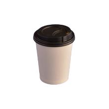 DISCONT.!! PS black cup lid with drinking hole &Oslash;85mm for 300 ml paper cup KDL10 product photo