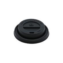 PS fekete pap&iacute;rpoh&aacute;r tető iv&oacute;lyukkal &Oslash;80mm 250 ml KDL8 term&eacute;kfot&oacute;