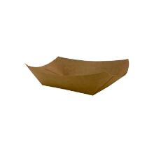 begreen boat tray brown ecokraft 160x120x40mm 300ml product photo