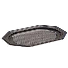 Catering t&aacute;lca - 3 szem&eacute;lyes - 350x247x20 mm PET fekete term&eacute;kfot&oacute;