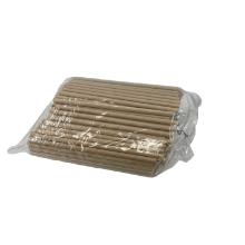 Paper straw, kraft, &Oslash;8 mm, 205 mm (250 pcs/pack) product photo