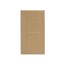 Ablak nélküli papírtasak, barna, kraft, 140+2x50x250mm, 35gr termékfotó