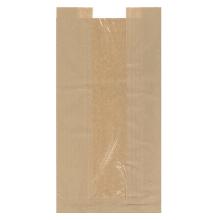 Ablakos pap&iacute;rtasak, 180+65x350mm ablak: 100mm, 35gr, barna kraft (nyomatlan) term&eacute;kfot&oacute;