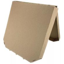 Pizzadoboz - barna- 320x320x30 mm, csapott sarok term&eacute;kfot&oacute;