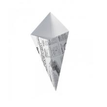Potato triangle box - Newspaper shaped - 250 ml 160x130 mm paper product photo