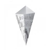 Potato triangle box - Newspaper shaped - 430 ml 195x160 mm paper product photo