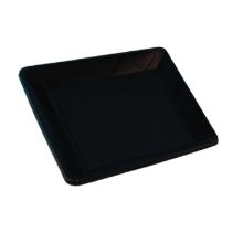 PET Cake box black square bottom 223x223x17mm /top: C17TRNX02/ product photo