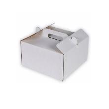 Cake box paper, with handle 19x19x12cm product photo