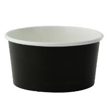 Pap&iacute;rt&eacute;gely - fekete - 130 ml &Oslash;80 mm term&eacute;kfot&oacute;