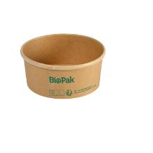 Duni 197183 Bowl Ronda - SLIM kraft round bowl with PLA coating, brown 350ml product photo