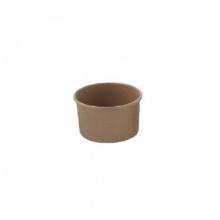 Paper bowl - brown - 100 ml Ø74 mm product photo