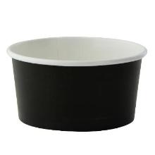 Paper bowl - black - 200 ml &Oslash;90 mm product photo