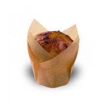 Silicone muffin paper - Tulip - 175x175x50 mm brown 150 ml product photo