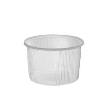 Kerek t&aacute;lka PP műanyag 300ml, 101 mm &aacute;tm&eacute;rővel natur (Hagner)(tető:22000082) term&eacute;kfot&oacute;