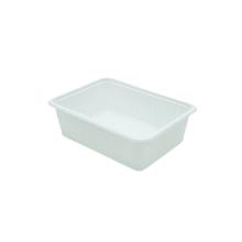 Square bottom 750 ml PP white standard (lidis) 124402 (lid: 22200014) product photo