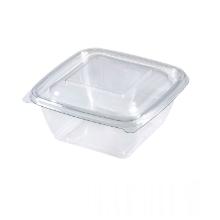 Dishy square bowl PET clear 125x125x52mm 375ml product photo