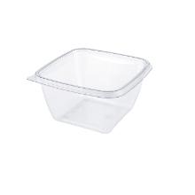 Dishy square bowl PET clear 125x125x66mm 500ml product photo